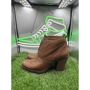 Lucky Brand Ankle High Zip Boot Brown Womens‎ Size 7M/37